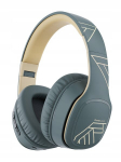 Bluetooth ausinės powerlocus p7 asphaltgrey over-ear mikrofonas aux bt 50h
