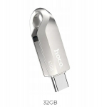 USB laikmena USB 3.0 / USB-C 32 GB greito perdavimo raktas Hoko Sidabrinis iki 150 MB/s