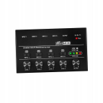 Audio mik&scaron;eris Stereo mik&scaron;eris 6,3 mm Dj Sound Juodas