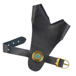 &Scaron;audymas i&scaron; lanko pir&scaron;tų apsauga medžioklinio lanko pir&scaron;tų apsauga juoda