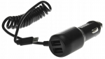 Xenic automobilinis įkroviklis 12v/24v Microusb, 2x Usb, 4.2a