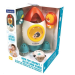 Bath rocket box with 3 flexible animals