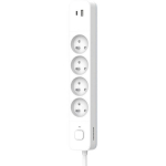 Power strip - QUARX - 4 sockets - With USB Type C and USB A, 1.5m cable