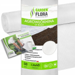 Balta agroplėvelė Gf 1,6x40m 50g Rudens/žiemos dengiamoji stora