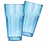 2 pastelinės stiklinės latte gėrimams, auk&scaron;tos, 375 ml