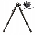 Dvikojis pro germany bipod aliumininis ris 22 mm