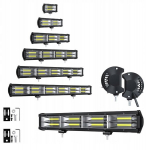 Led cob panelis halogeninė lempa 420w 45cm off road