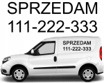 Automobilio lipdukas Parduodu + Telefonas + Trans