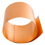 Gryno vario folijos metalo vario lak&scaron;to plok&scaron;tės pjovimo medžiagos ritiniai (0,5 x 150 x 1000 mm)