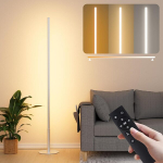 Fortand Led reguliuojamo ry&scaron;kumo grindų &scaron;viestuvas, modernus grindų &scaron;viestuvas svetainei su nuotolinio valdymo pulteliu, Led grindų &scaron;viestuvas su nuolatine 2700 K - 6500 K spalvos temperatūra ir ry&scaron;kumu, &scaron;viesos kolona