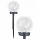 Saulės sodo lempa Volteno Stella VO2836 10 cm plastikinis gaublys, LED, IP44