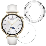 Rinkinys: dėklas + 2 x grūdintas stiklas Huawei Watch GT4 41mm
