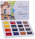 Akvareliniai dažai Sonnet, 16 vnt. rinkinys