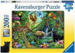 Ravensburger Dėlionė 200 Xxl Gyvūnai Džiunglėse Vaikams Nuo 8 Metų