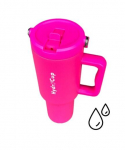 &bdquo;HydroCup&ldquo; termo puodelis su &scaron;iaudeliu XL 1200 ml &ndash; rožinis