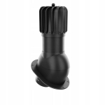 Ventiliacinis kaminėlis Krono Plast Rotoline 150 mm - pailgas - juodas 9005