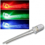 World-trading-net - 25 &scaron;viesos diodai 5 mm skaidrūs Rgb lėtai mirksintys, Rgbs, &scaron;viesos diodas, su laidais, &scaron;viečiantis diodas, kaip komponentas