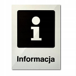 Informacinė lentelė "informacija" Informacijos punktas, Uv laminatas