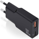Įkroviklis ne&scaron;iojamam kompiuteriui USB įkroviklis - AISENS - CARGADOR AISENS GAN Ultra - 30W - USB-C PD3.0 - USB-A QC3.0