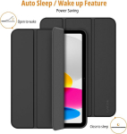 Dėklas su pie&scaron;tuko laikikliu Ipad 11/10 kartai, automatinis miego/žadinimo režimas