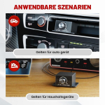Red Wolf rca garso reguliavimo valdiklis automobilio garsumo reguliavimo rankenėlė žemų dažnių rca stiprinimo lygio valdiklis universalus, suderinamas su vw opel citroen peugeot fiat mercedes automobilių stiprintuvo garso lygio valdymu