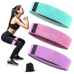Pasiprie&scaron;inimo juostos Fitpro sporto salės poliesterinės 33 / 38 / 43 cm &ndash; daugiaspalvės