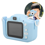 Skaitmeninis fotoaparatas 12MP mini animacinių filmų Kitty skaitmeninės kameros žaislas su dviguba kamera vaikams KidsBlue