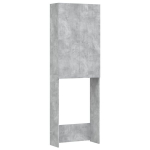 Skalbimo ma&scaron;inos spintelė, betono pilkos spalvos, 64x25,5x190cm CFE309164