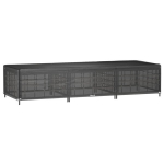 Saulės gulto uždangalas, 205x75x40cm, polietilenas, 12 kilpų CFE10293