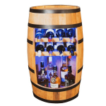 Statinės formos spintelė gėrimams Creative Cooper, 3_HD_RGB, 80x50 cm, ąžuolo spalva
