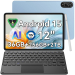 Plan&scaron;etinis kompiuteris Blackview x Gemini AI 2.0 MEGA 2 WiFi 12" 90Hz, RAM 36 GB ROM 256 GB/SD 2 TB,Android 15 WiFi 6, 9000mAh PC 2.0 Mėlyna + K1