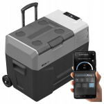 Automobilinis &scaron;aldytuvas Kompresorinis automobilinis turistinis &scaron;aldytuvas-&scaron;aldiklis Vayox VA‑T40, 40 l, -20&deg;C iki +20&deg;C, 12/24V, 230V, USB, Bluetooth, su ratukais