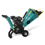 &Scaron;akų smulkintuvas GT100 100mm 6.5AG 196cc Loncin variklis, rankinis starteris, mobilus