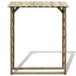 Malkinė, 150x44x176 cm, impregnuota pu&scaron;ies mediena CFE78852