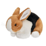 Rudas ir juodas zuikis 18cm - Beppe