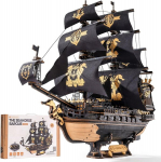 3D medinis konstruktorius Robotime Burlaivis The Seahorse Barque MCB02, 603 d.