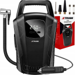 Automobilinis kompresorius 12V su LCD ekranu