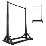Stacionarus prisitraukimų skersinis K-Sport, iki 140 kg, juodas