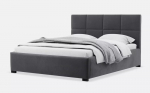 Lova S-Line Brik 160x200 cm, pakeliamas pagrindas, audinys Cloud 91 pilka