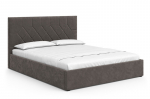 Lova F-Line Chatel 120x200 cm, pakeliamas pagrindas su patalynės dėže, audinys Monolith 20 ruda