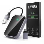 Belaidis carplay adapteris iphone ir android telefonams, LIVMAN BY960M