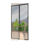 Wzlxcxxy Magnetinė uodų tinklo durims, 60x190 cm, juoda