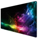 Didelė žaidimų pelės kilimėlio XL kosminio dangaus motyvuota padas 90&times;40 cm