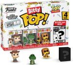 Figūrėlių rinkinys Funko Bitty POP! Žaislų istorija - Vudis, Žaislų istorija Vudis, &Scaron;unelis Reksas, 4 dalys