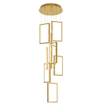 Pakabinamas Lubinis &Scaron;viestuvas Toolight Lhj090-7Cp Gold 30X30X20CM