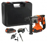Akumuliatorinis perforatorius SDS Black&Decker BCD900E2K