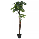 Dirbtinė monstera su vazonu, 170 cm, žalia