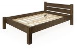 Lova Hugo 120 x 200 tamsiai ruda