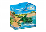 70358 PLAYMOBIL&reg; Family Fun Aligatorius su vaikais