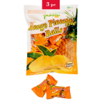 Džiovinti mangų ir ananasų rutuliukai, Dried Mango Pineapple Balls, Philippine brand, 3x100g